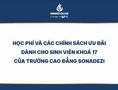 Học Phí Sonadezi 2022