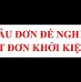 Mẫu Rút Đơn Khởi Kiện