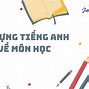 Môn Học Phụ Tiếng Anh