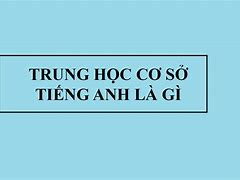 Trung Học Chuyên Nghiệp Tiếng Anh Là Gì